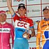 Frank Schleck on the podium at the Amstel Gold Race 2006